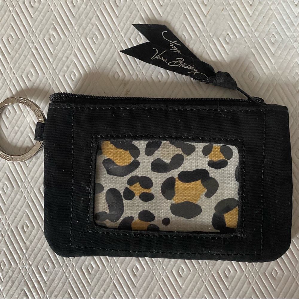 Vera Bradley Zip ID Case Key Ring